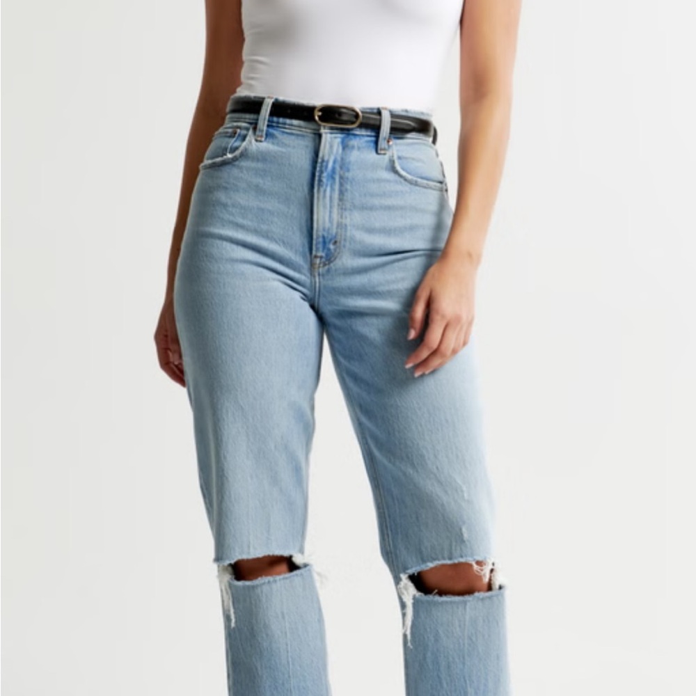 Abercrombie & Fitch the 90’s straight ultra high rise
